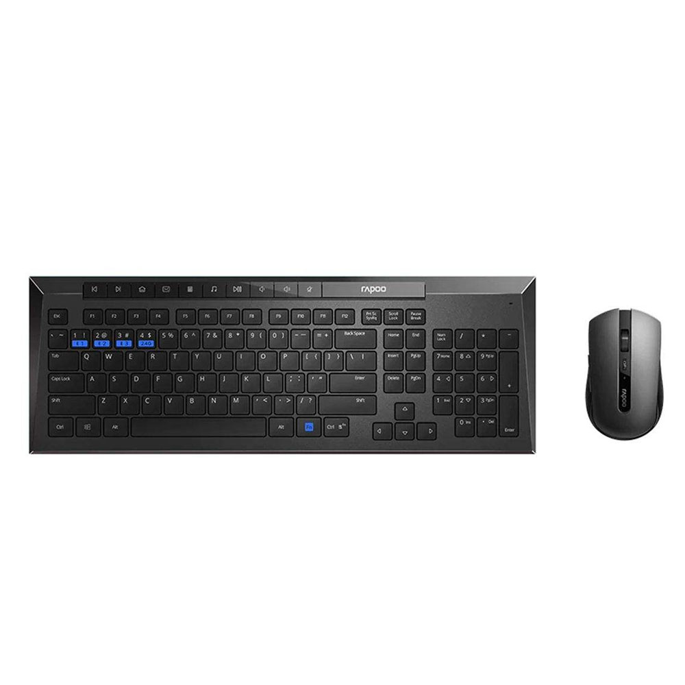 Rapoo 8200M Multi-mode Wireless Keyboard And Mouse